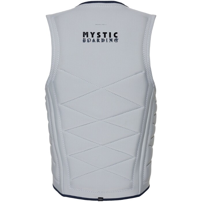 2024 Mystic Mens Outlaw Front Zip Wake Impact Vest 35005.240226 - Off White
